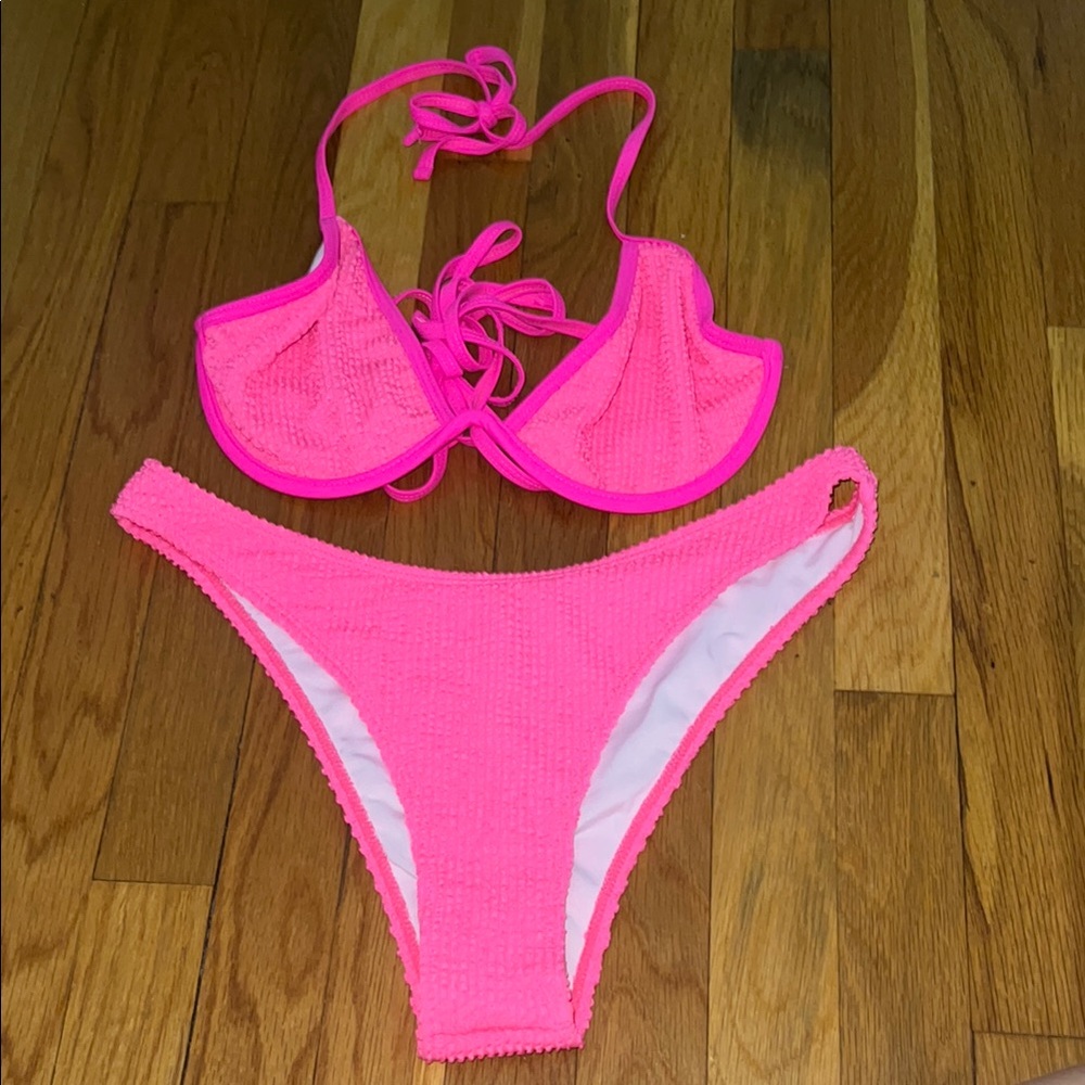 Vibrant Pink Bikini Set